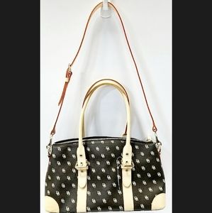 Dooney & Bourke Signature Black Satchel